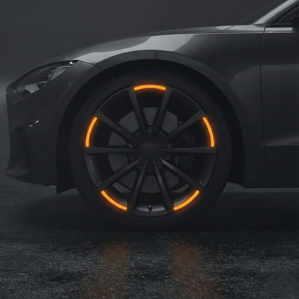 Reflective Car Stickers For Night Drive Safety And Vehicle Visibility