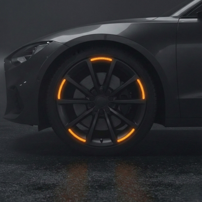 Reflective Car Stickers For Night Drive Safety And Vehicle Visibility