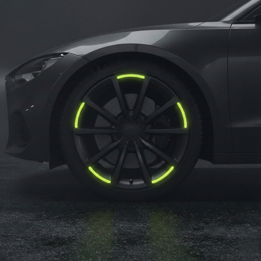 Reflective Car Stickers For Night Drive Safety And Vehicle Visibility