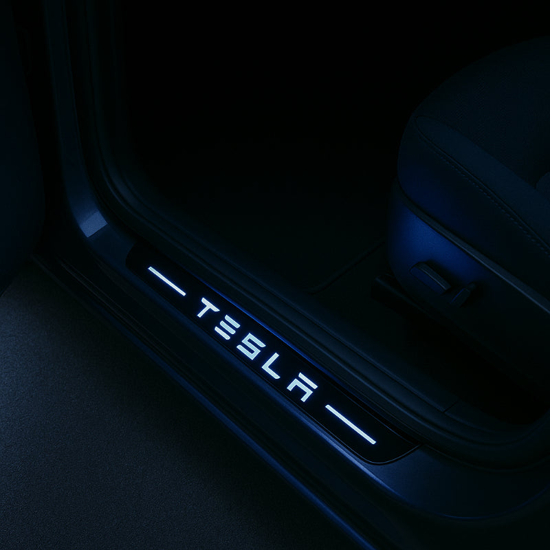 LED Illuminated Door Sills-Car Door Sills