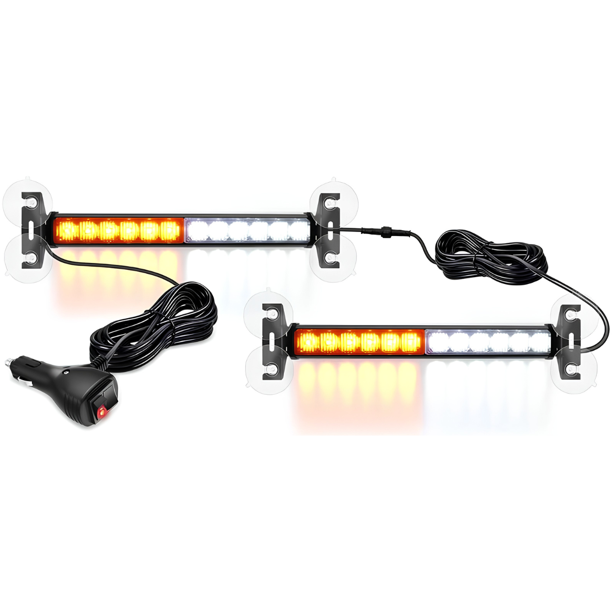Amber Traffic Advisor Strobe Lights For Cars