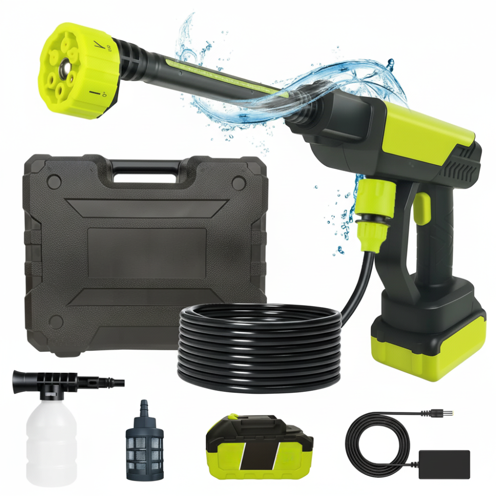 Cordless Portable Water Cleaner For Car Home And Garden Use