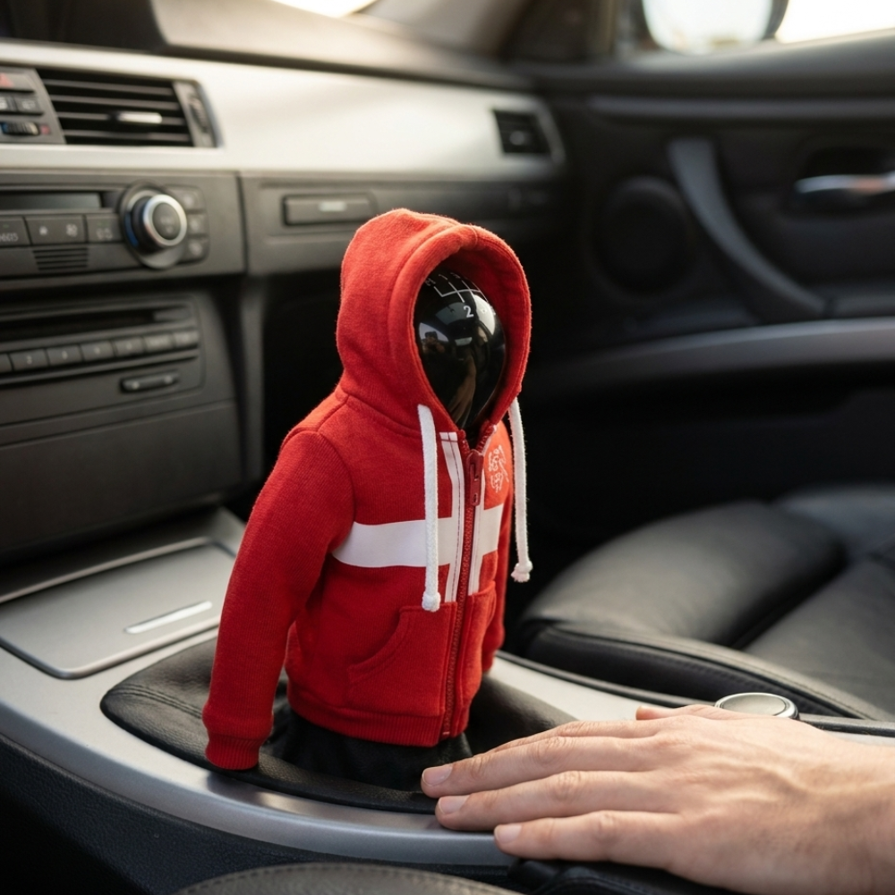 Switzerland Gear Shift Hoodie Cover, Nati Red & White Cross Fan Decor for World Cup 2026