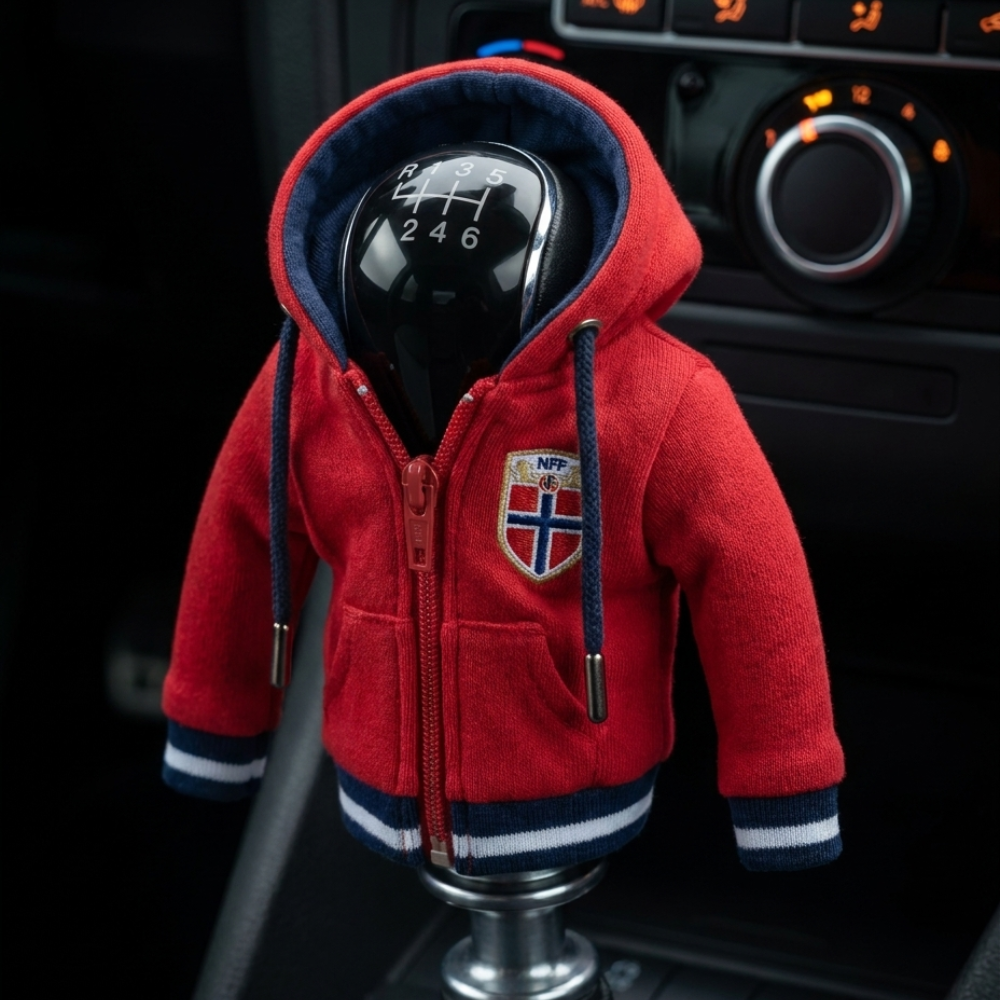Norway Gear Shift Hoodie Cover, Lions Red Road-Trip Fan Decor for World Cup 2026
