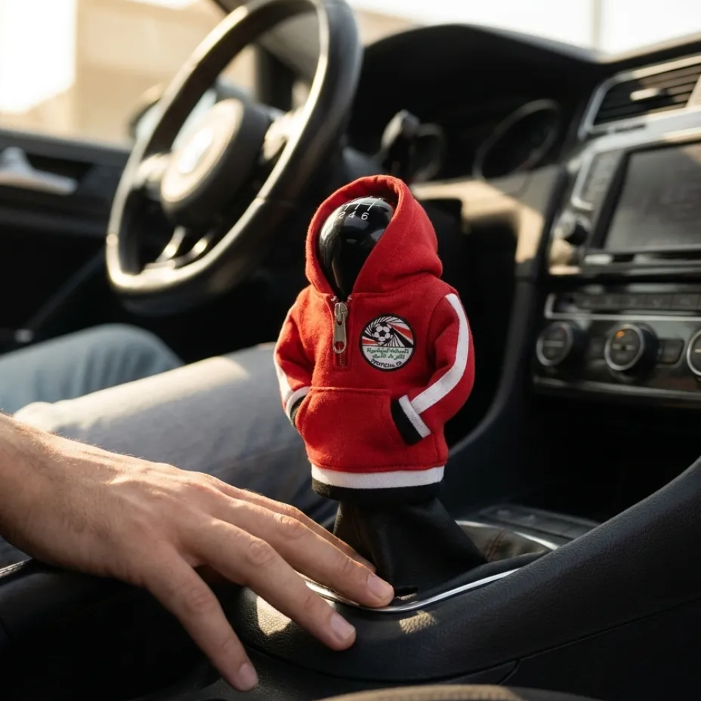 Egypt Gear Shift Hoodie Cover, Pharaohs Red Fan Tribute for World Cup 2026