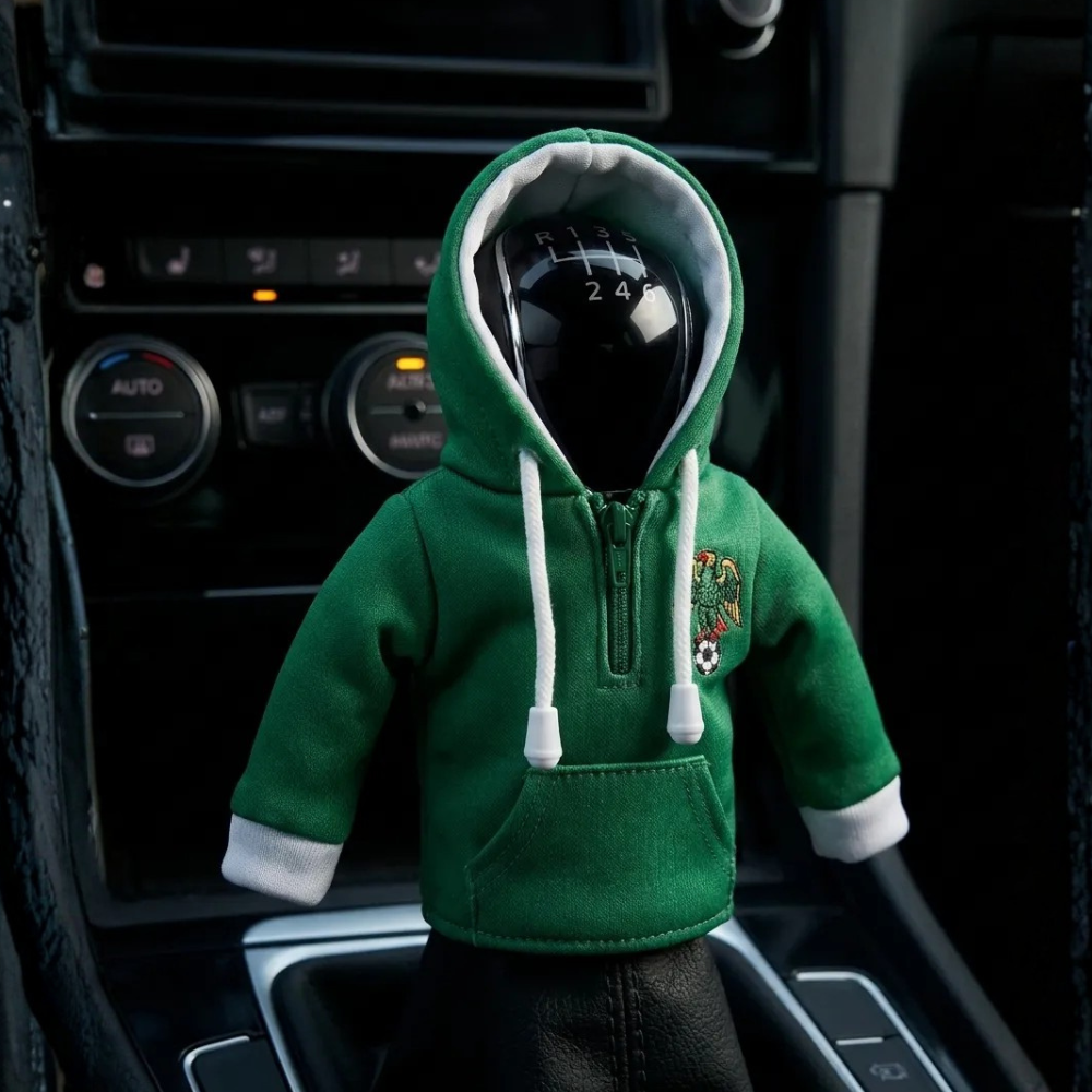Nigeria Gear Shift Hoodie Cover, Super Eagles Green Fan Decor for World Cup 2026