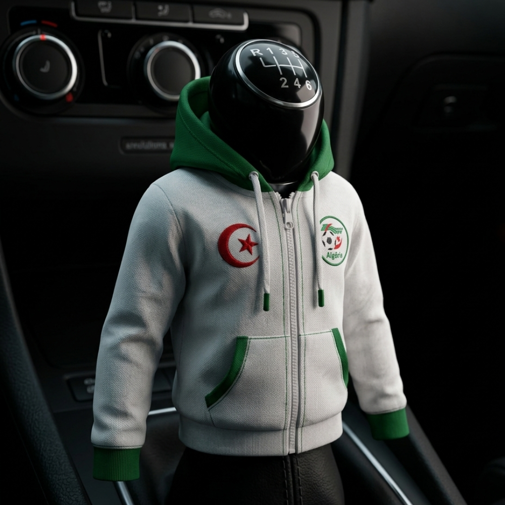 Algeria Gear Shift Hoodie Cover, Desert Foxes Fan Gift