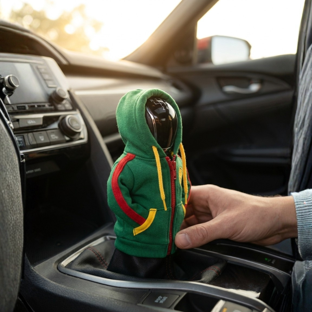 Cameroon Gear Shift Hoodie Cover, Indomitable Lions Fan Decor for World Cup 2026
