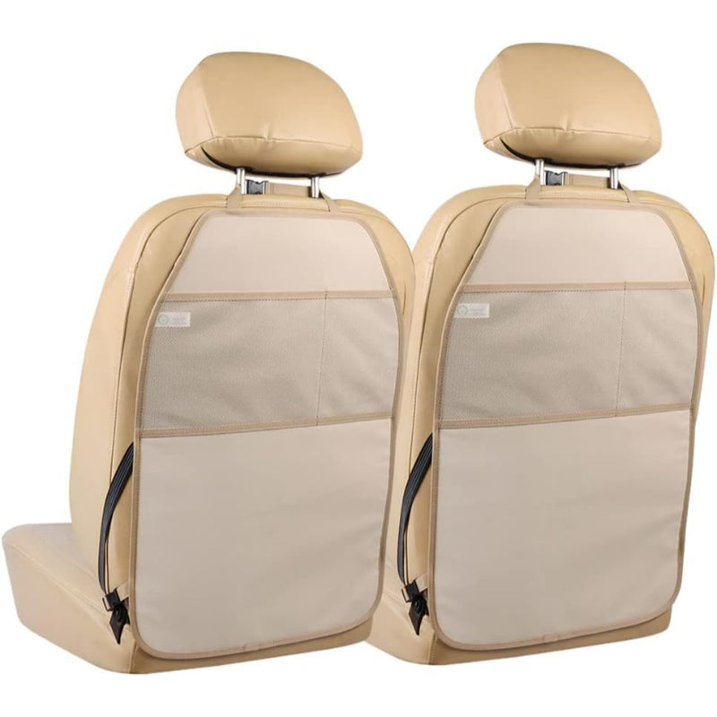 Back Seat Cover With Pockets Car Organizer Kick Mat-Car Door Sills