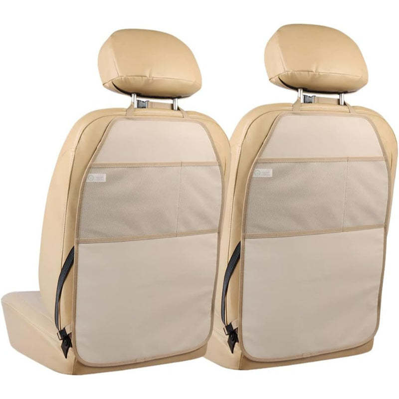 Back Seat Cover With Pockets Car Organizer Kick Mat-Car Door Sills