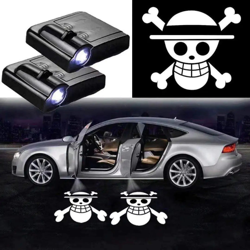 Straw Hat Pirates Car Door Lights-Car Door Sills