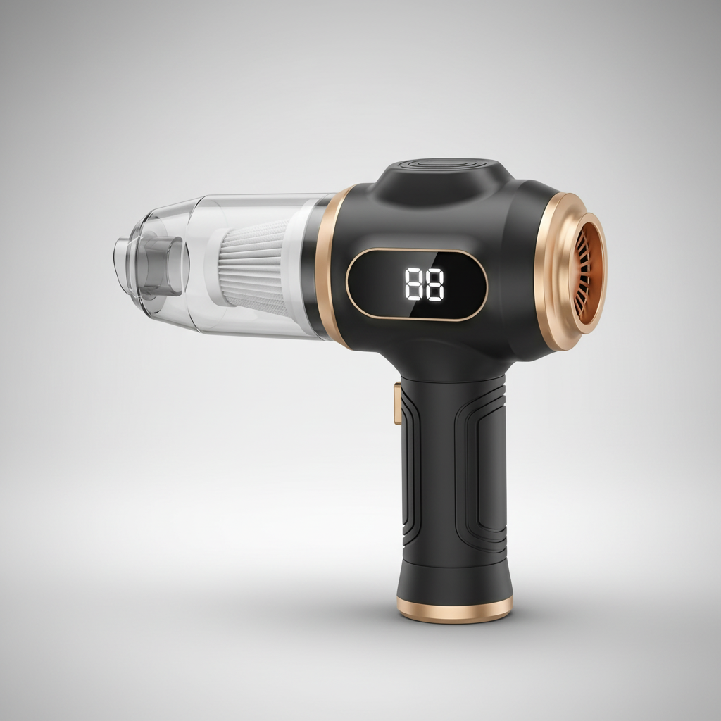 6 In 1 Portable Cordless Vacuum Cleaner With LED Display