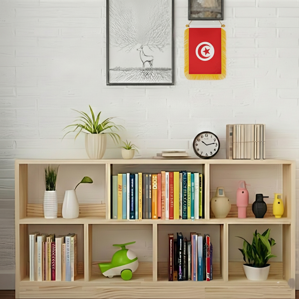 Official FIFA 2026 Tunisia Car Window Mini Decorative Flag