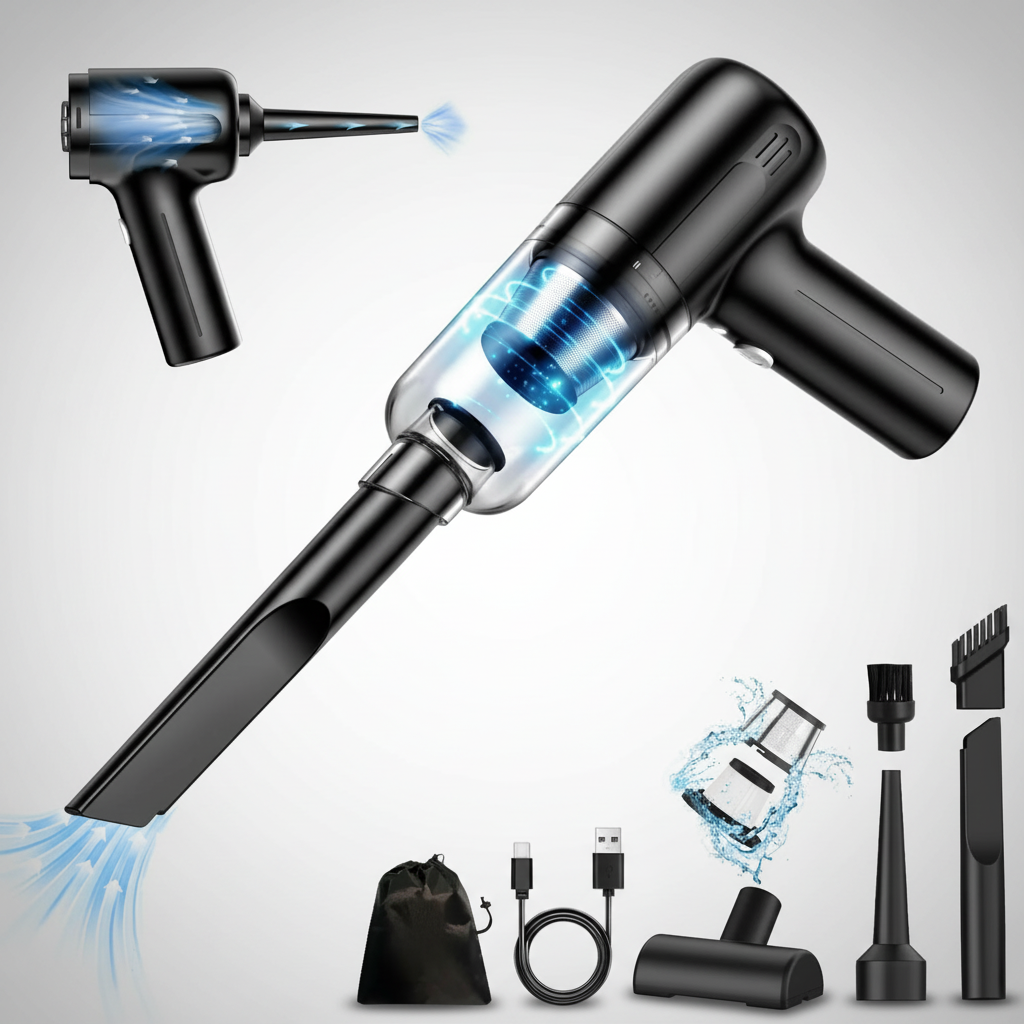 Portable Mini Wireless Vacuum Cleaner