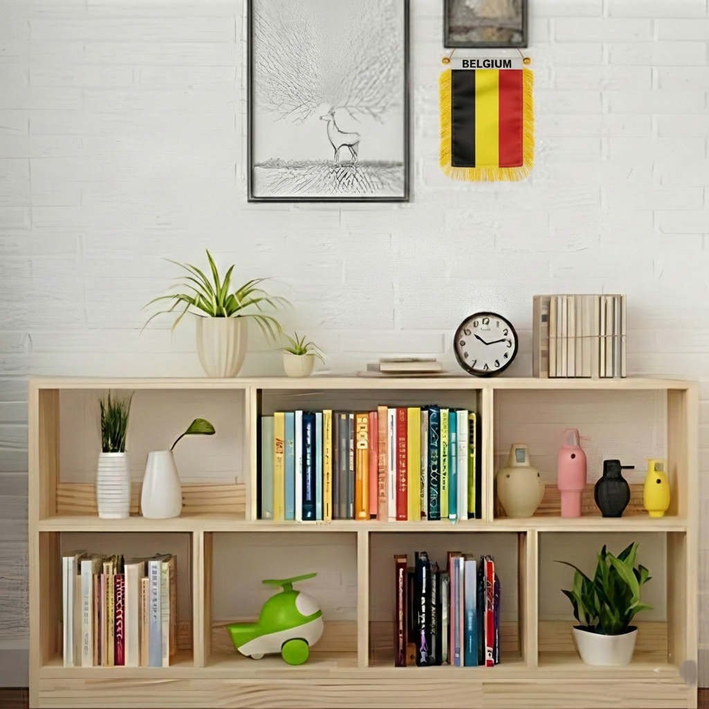 Official FIFA 2026 Belgium Car Window Mini Decorative Flag