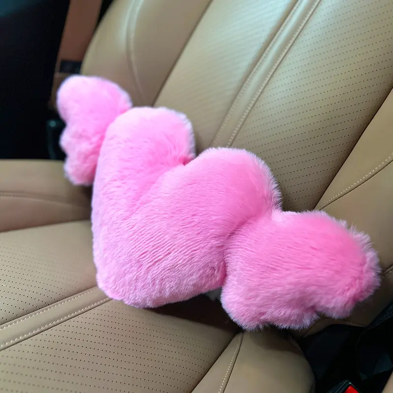 Cordate Shape Headrest Car Seat Pillow For Women