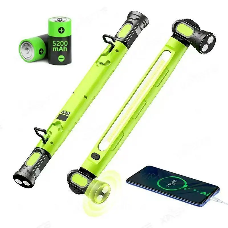 Rechargeable 3000LM LED Hood Work Car Light Bar With Magnetic Mount