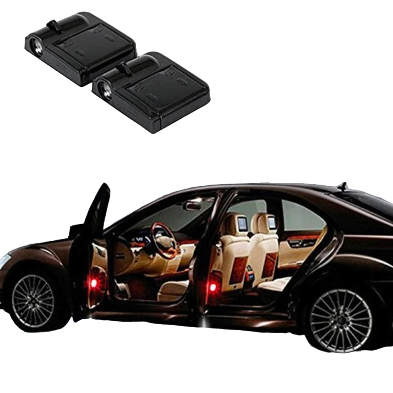 Set Of 2 Acura Door Light Logo-Car Door Sills