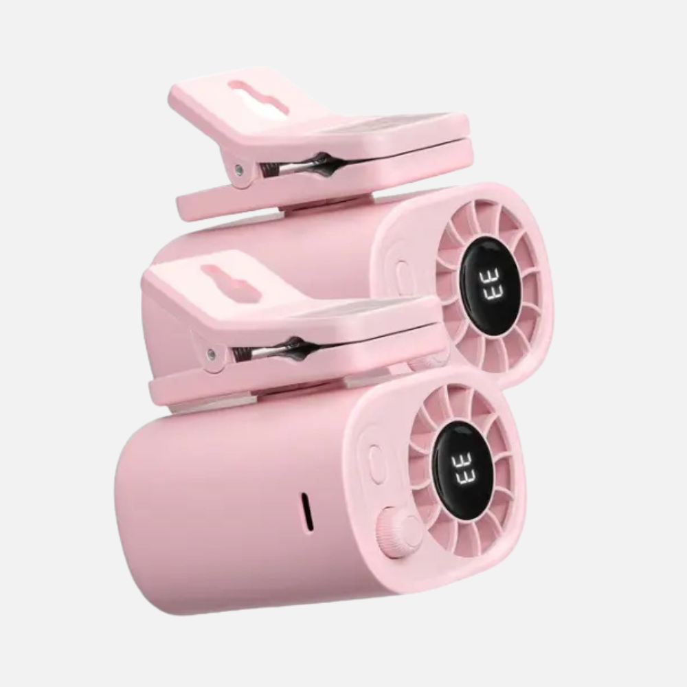 Rechargeable Clip On Adjustable Cooling Car Fan