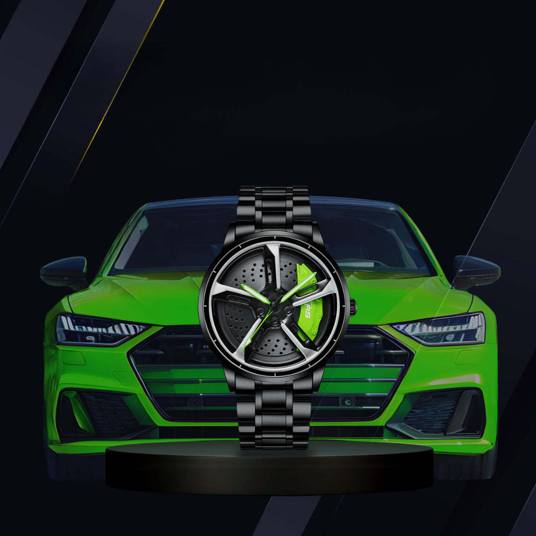 Racing Series Wheel Rim Dial Watches-Car Door Sills