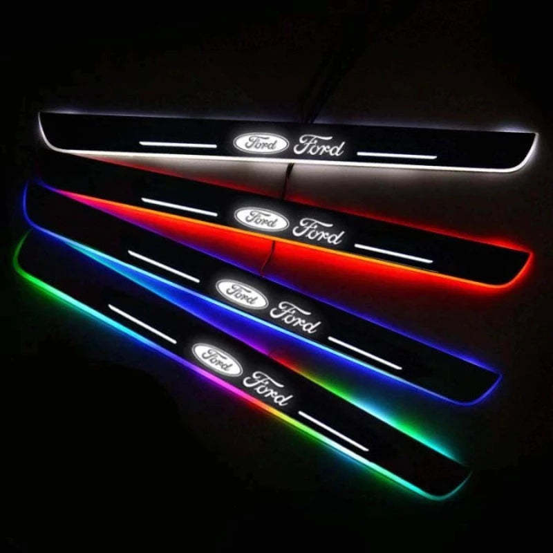 LED Illuminated Ford Door Sills-Car Door Sills
