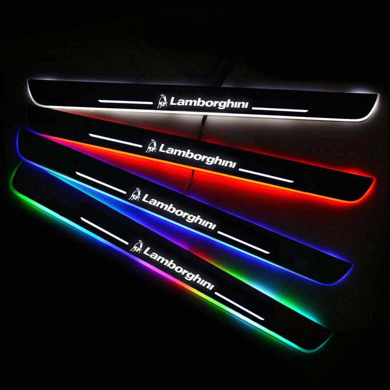 LED Wireless Illuminated Lamborghini Door Sills-Car Door Sills