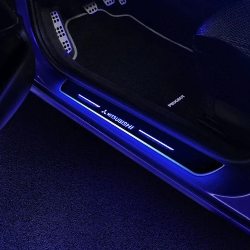 LED Wireless Illuminated Mitsubishi Door Sills-Car Door Sills