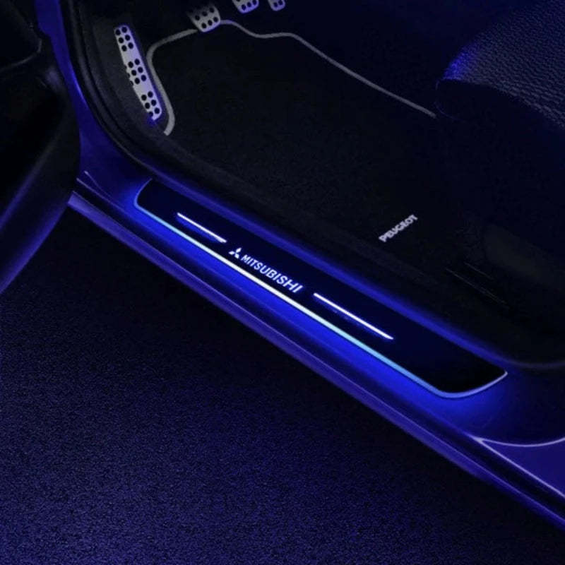 LED Wireless Illuminated Mitsubishi Door Sills-Car Door Sills