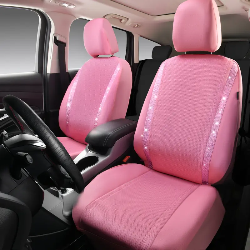 Rhinestone Engraved Car Seat Covers