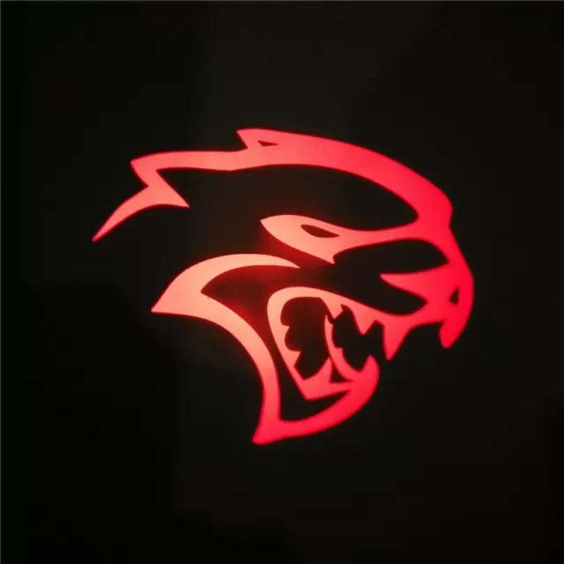 Set Of 2 Hellcat Door Projector Light-Car Door Sills