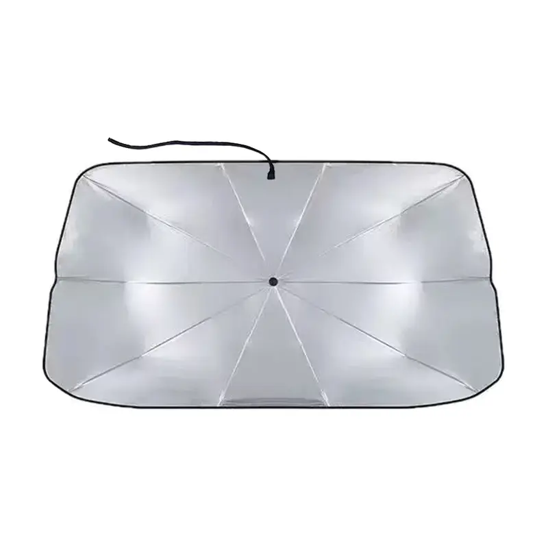 Portable Front Windshield Sun Shade Cover For Car Interior Heat Control