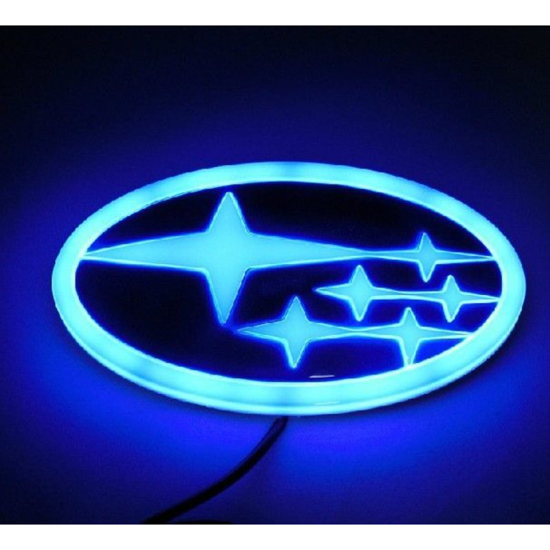 Emblem LED Car Tail Logo For Forester Legacy-Car Door Sills