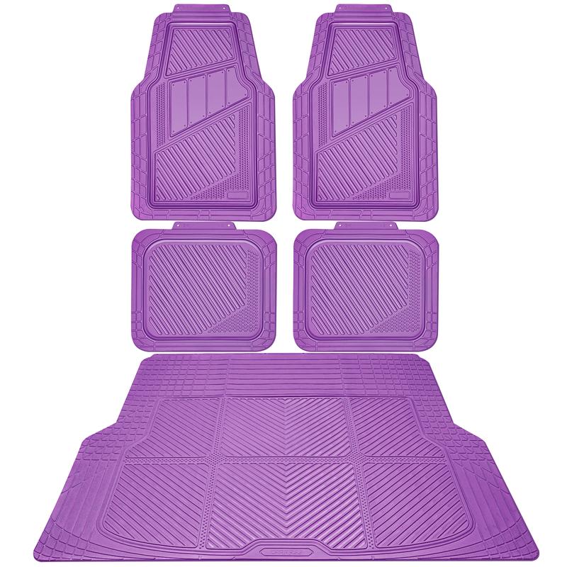4 Pieces Heavy Duty Rubber Car Floor Mats