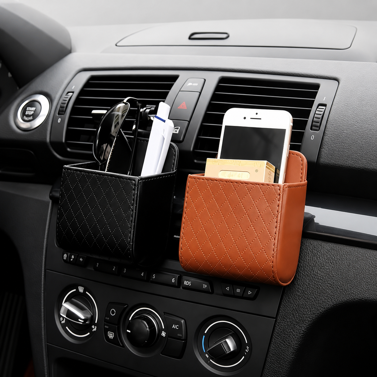 Multifunctional Car Hanging Storage Bag With Hook For Small Items