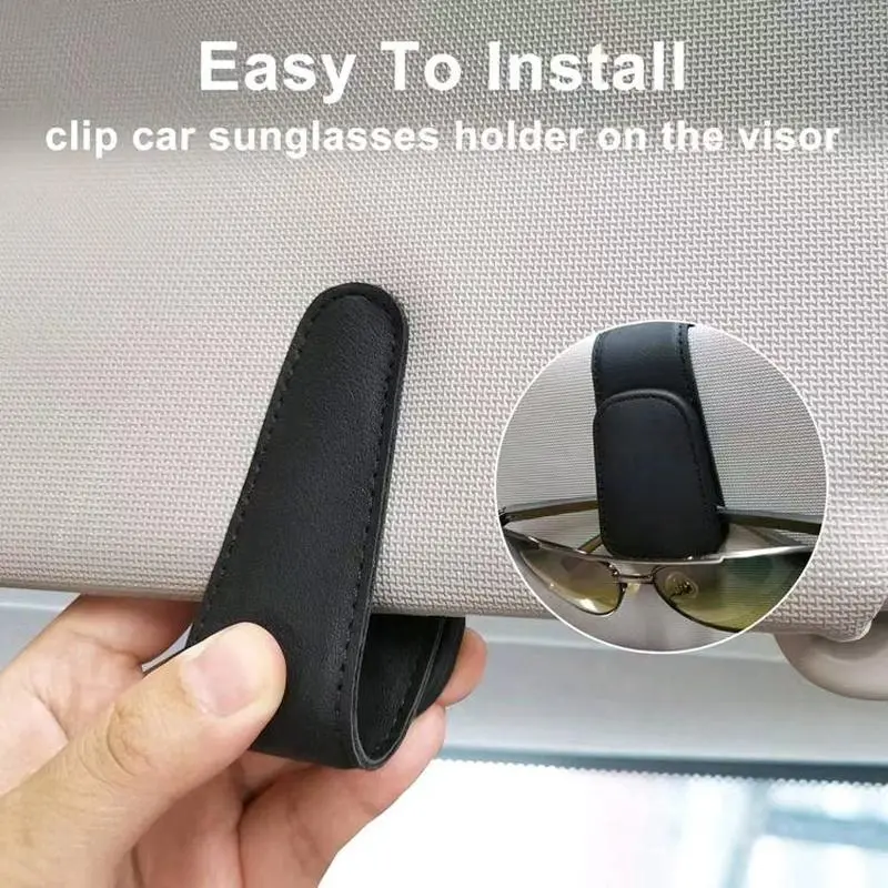 Magnetic Visor Clip Mount Card Slot Holder For Cars
