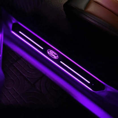 LED Illuminated Ford Door Sills-Car Door Sills