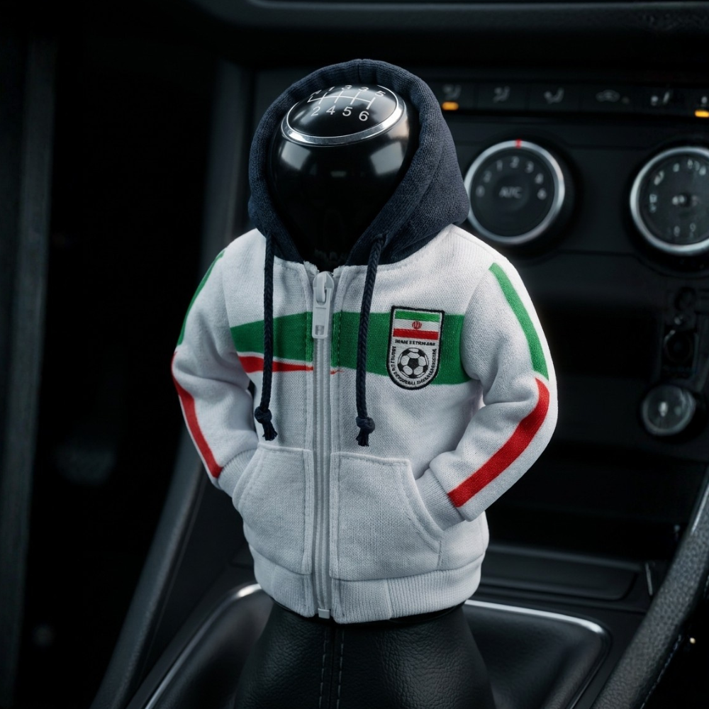 Iran Team Melli Gear Shift Hoodie Cover, Football Fan Pride Edition for World Cup 2026