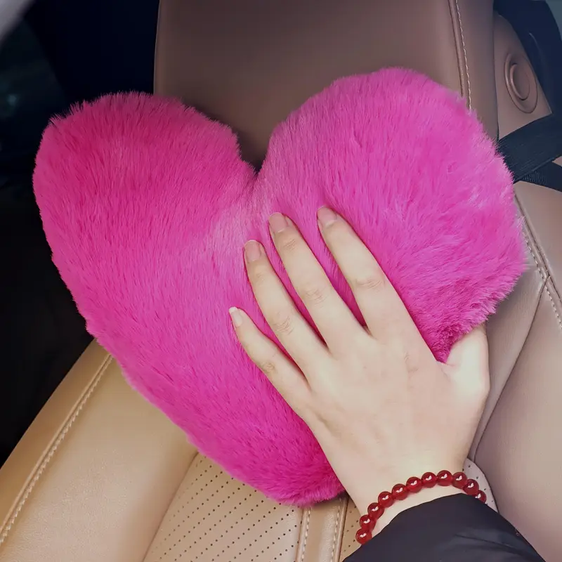 Cordate Shape Headrest Car Seat Pillow For Women