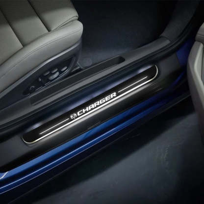 LED Wireless Illuminated Dodge Charger Door Sills-Car Door Sills