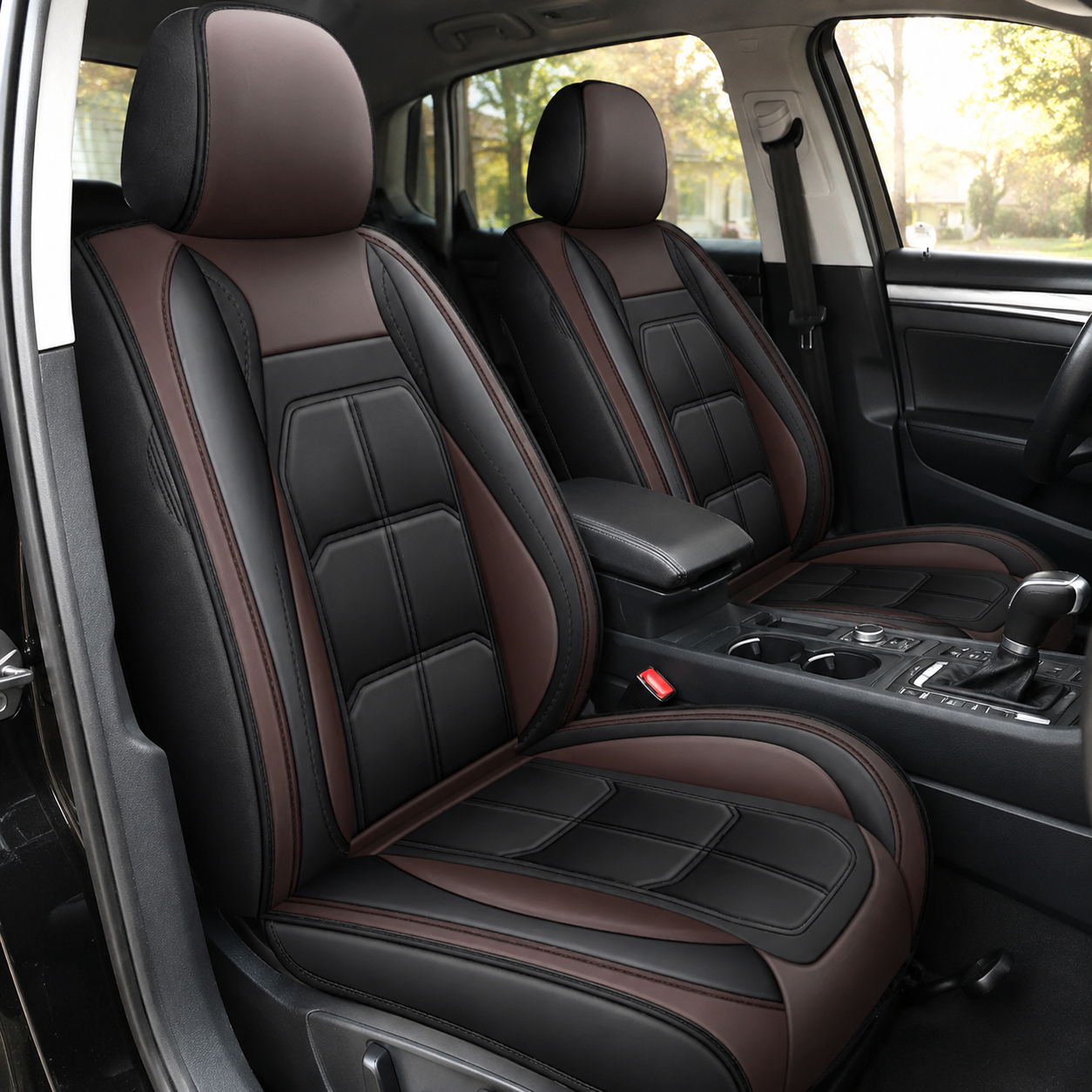 Pack Of 2 Waterproof Car Seat Stylish Covers
