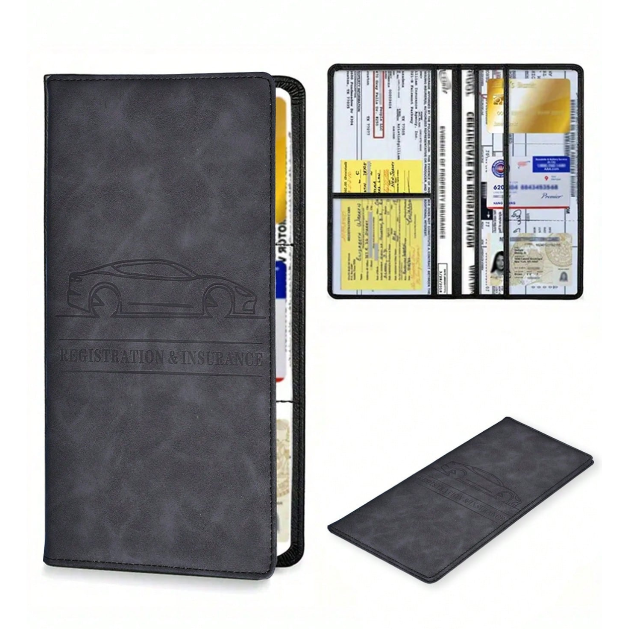 Car Registration And Insurance Card Holder