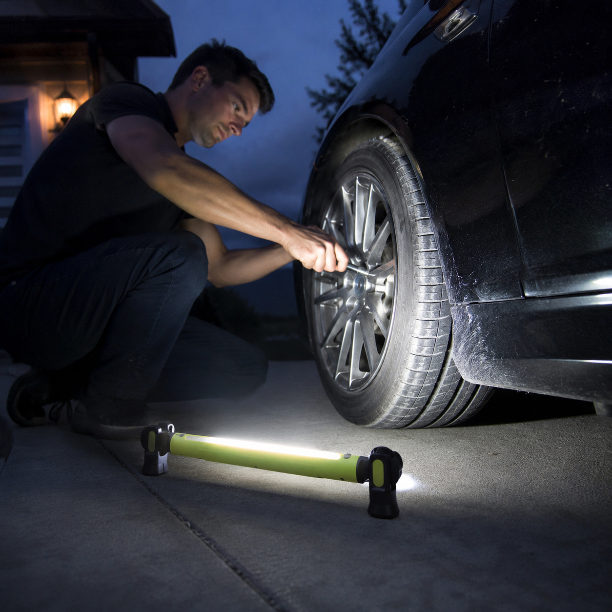 Cordless Rechargeable LED Magnetic Light Bar With Hooks