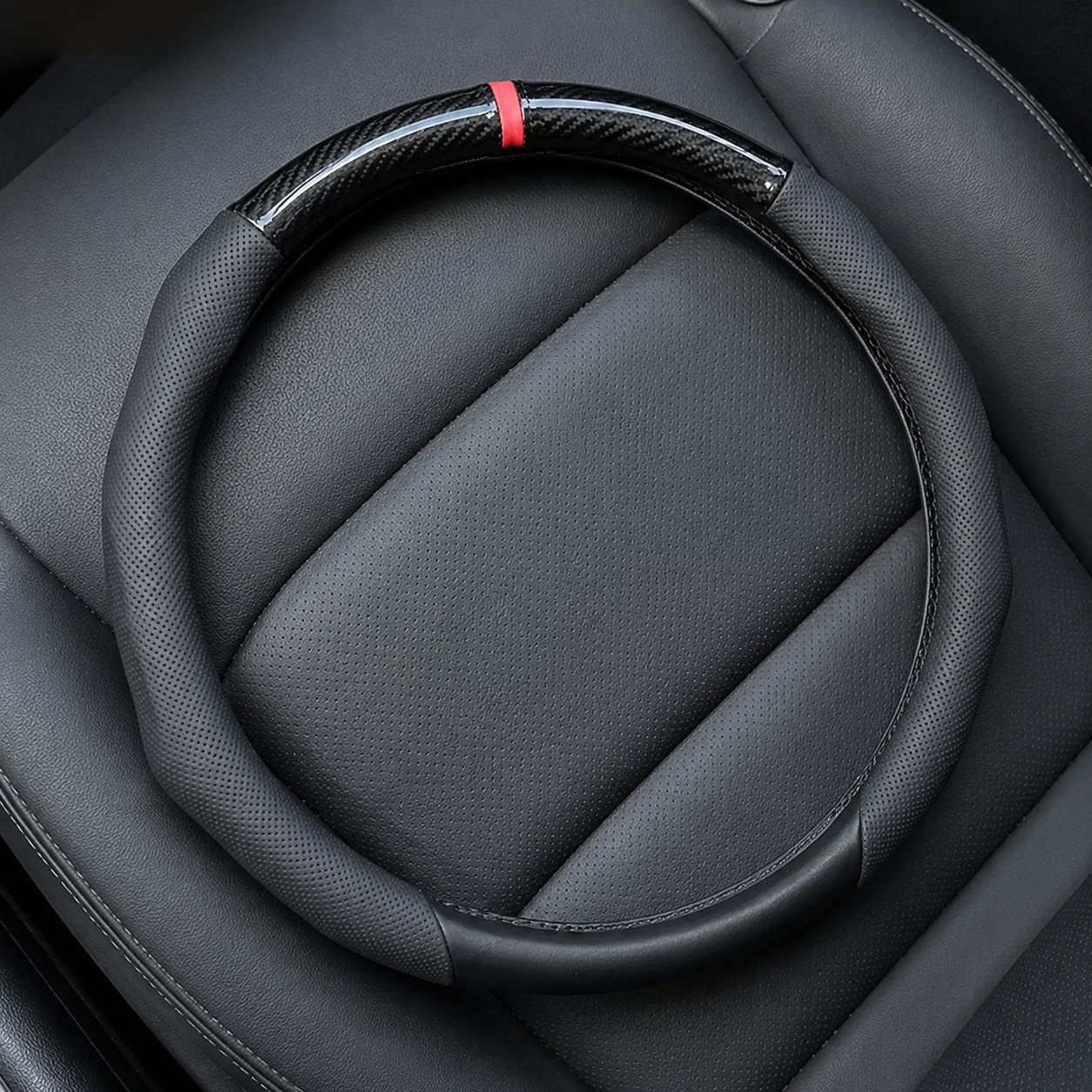 Automotive Car Steering Wheel Cover With Ultra Thin Grip