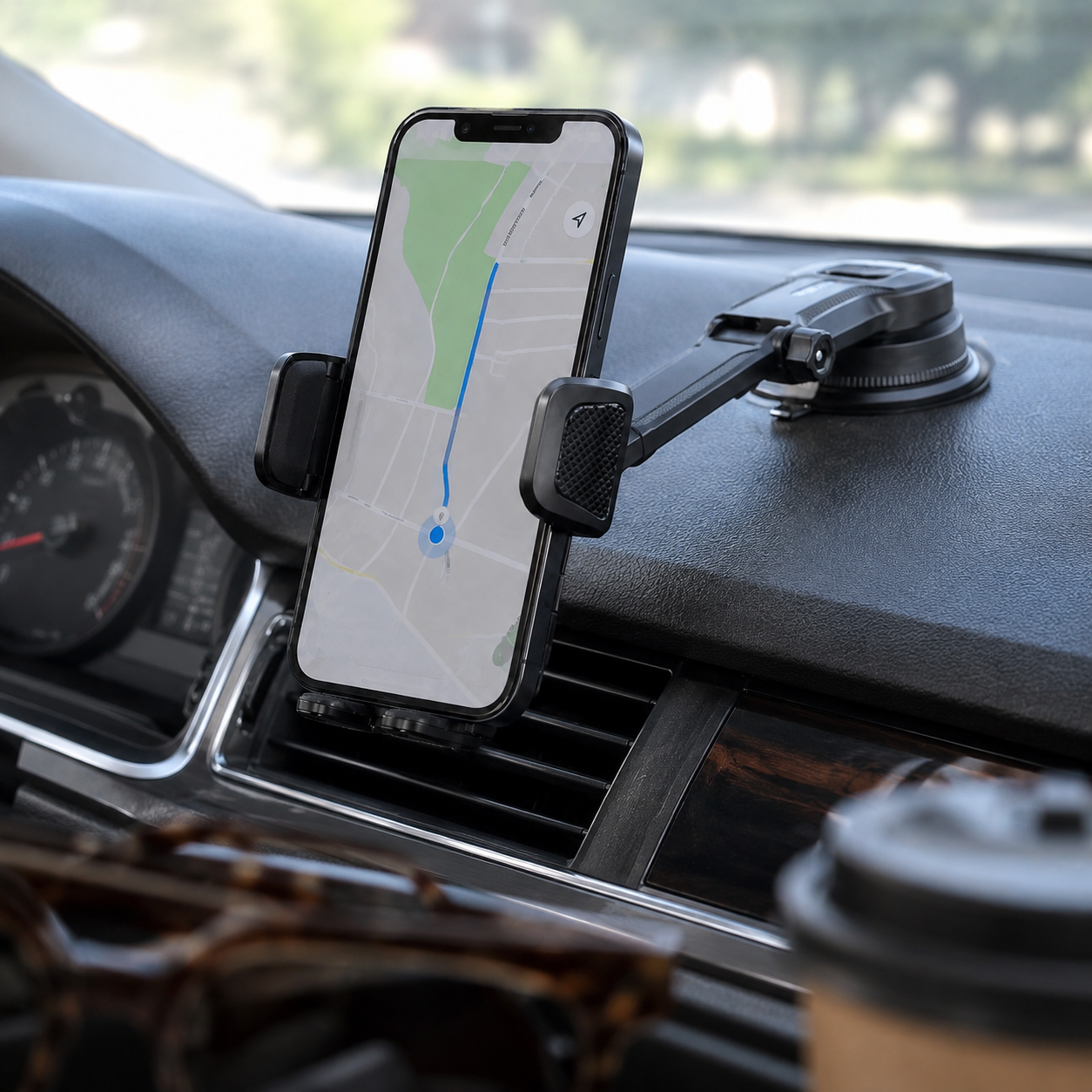 Adjustable Horizontal Vertical Universal Car Phone Holder For Dashboard