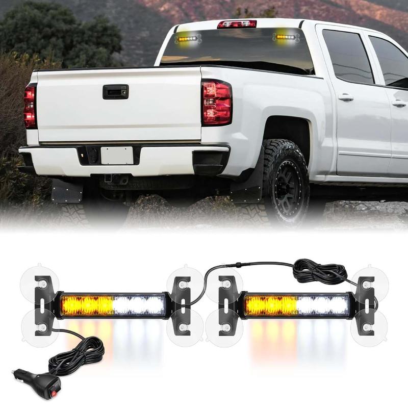 Amber Traffic Advisor Strobe Lights For Cars