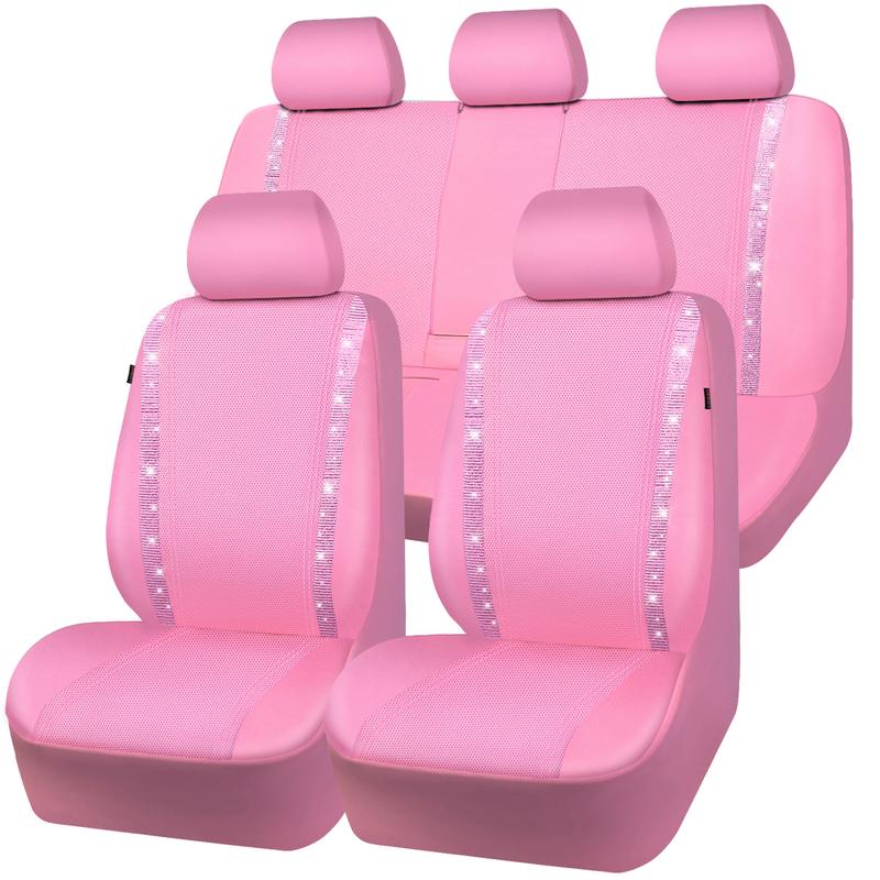 Rhinestone Engraved Car Seat Covers