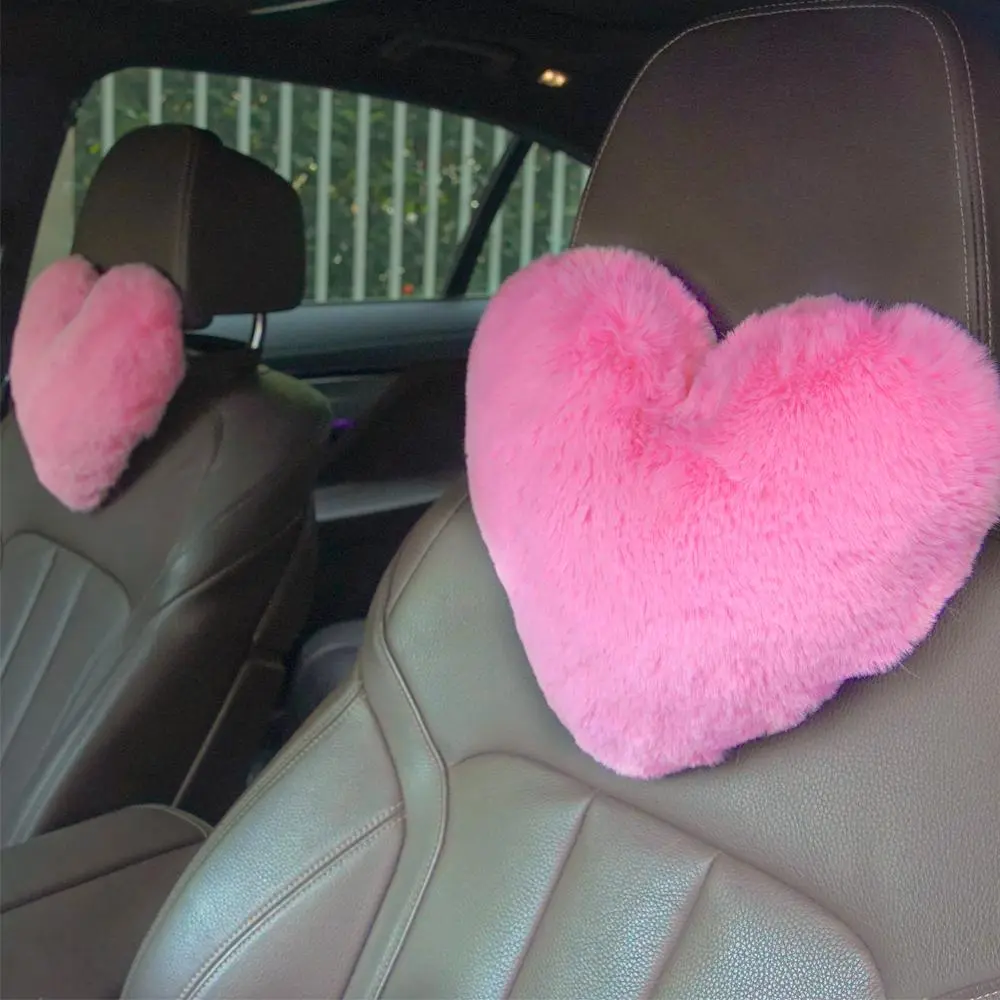Cordate Shape Headrest Car Seat Pillow For Women
