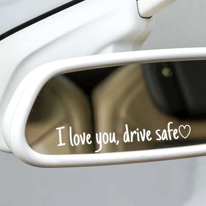 12 Pieces Universal Car Rearview Mirror Sticker