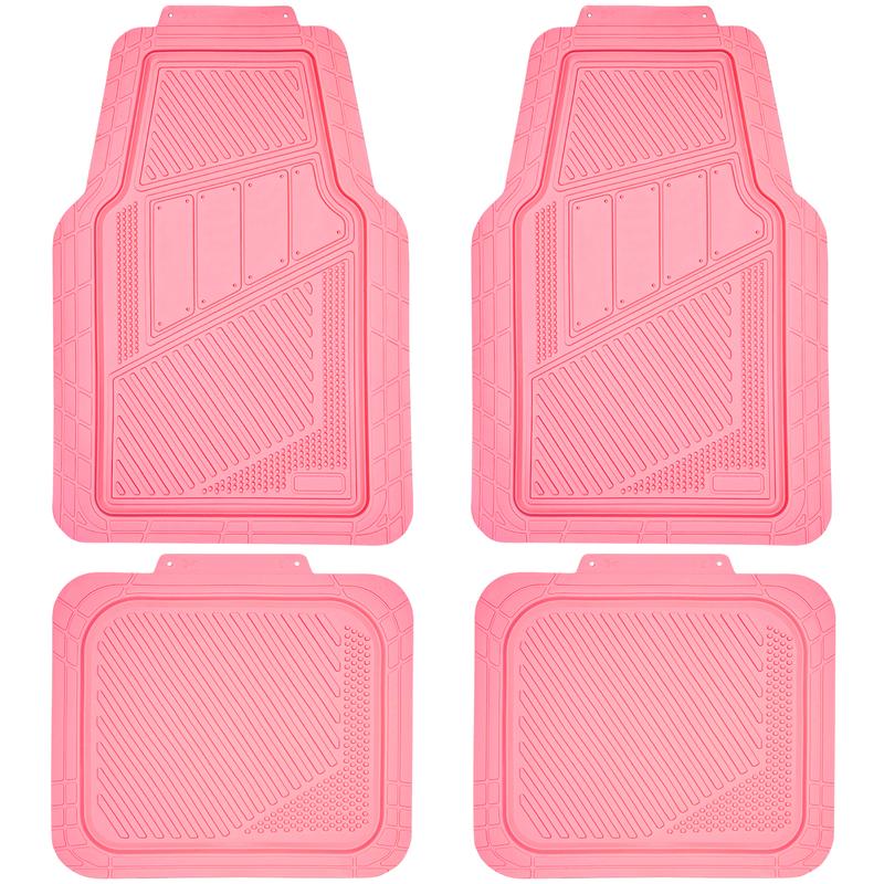 4 Pieces Heavy Duty Rubber Car Floor Mats