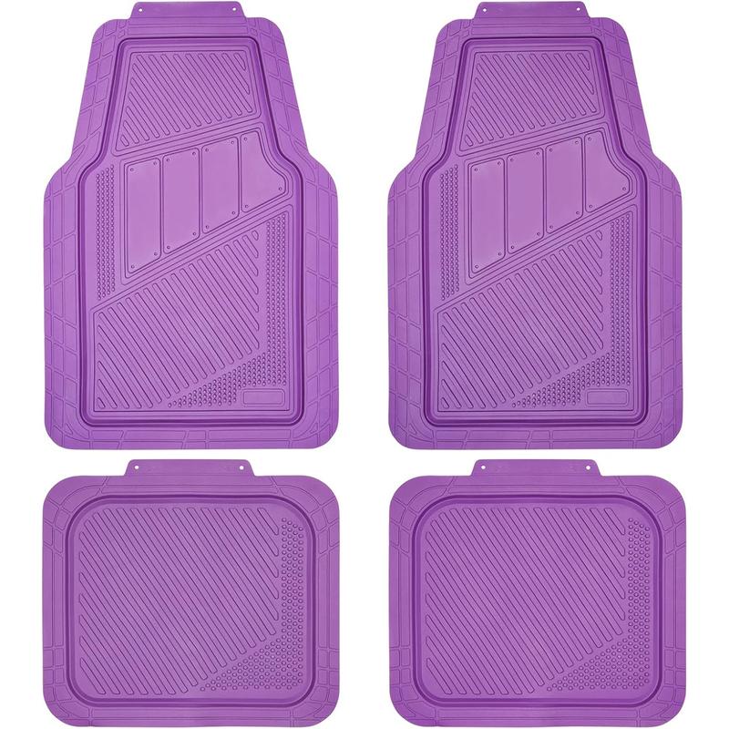 4 Pieces Heavy Duty Rubber Car Floor Mats